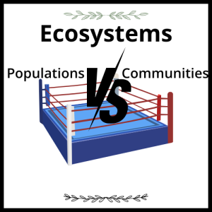 populations versus communities