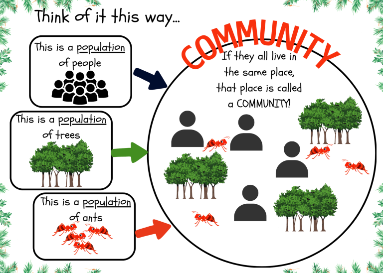 populations versus communities