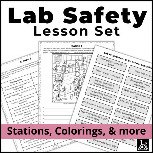 Lab Safety Lesson Set